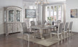 Klina Silver Champagne Double Pedestal Dining Table - SET | 2200T-44108-TOP | 2200T-44108-LEG - Bien Home Furniture & Electronics