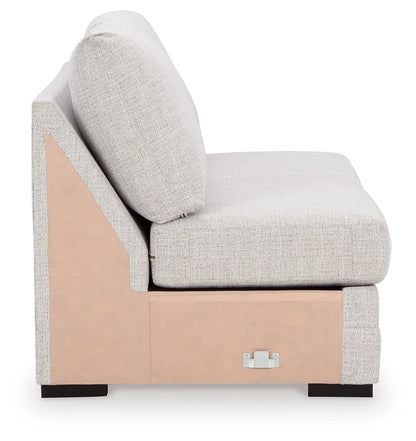 Koralynn Stone Armless Loveseat - 5410234 - Bien Home Furniture &amp; Electronics