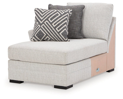 Koralynn Stone Left-Arm Facing Corner Chaise - 5410216 - Bien Home Furniture &amp; Electronics