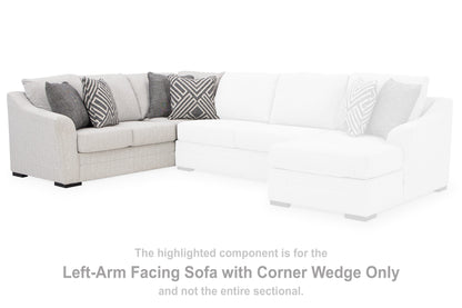 Koralynn Stone Left-Arm Facing Sofa with Corner Wedge - 5410248 - Bien Home Furniture &amp; Electronics