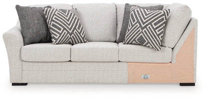 Koralynn Stone Left-Arm Facing Sofa with Corner Wedge - 5410248 - Bien Home Furniture &amp; Electronics