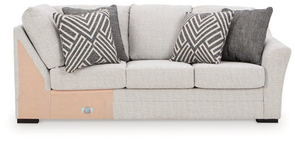 Koralynn Stone Right-Arm Facing Sofa with Corner Wedge - 5410249 - Bien Home Furniture &amp; Electronics