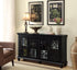 Kovu Black 4-Door Accent Cabinet - 950639 - Bien Home Furniture & Electronics