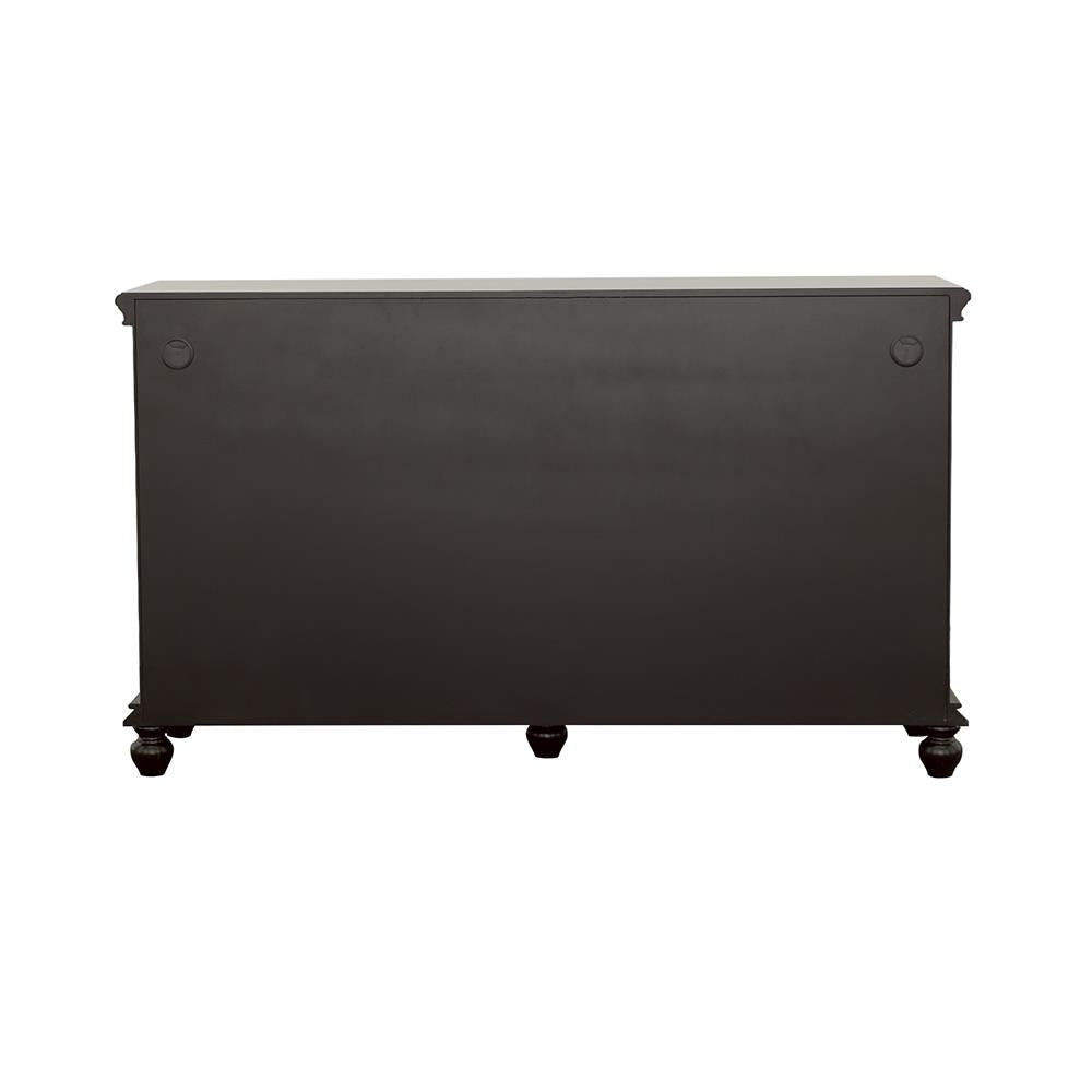 Kovu Black 4-Door Accent Cabinet - 950639 - Bien Home Furniture &amp; Electronics