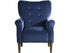 Kyrie Blue Velvet Accent Chair - 1046BU-1 - Bien Home Furniture & Electronics