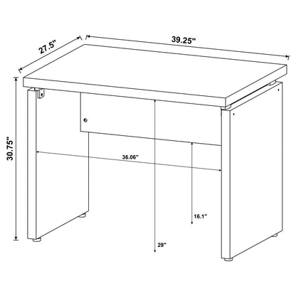 L-SHAPE DESK - 800891L - Bien Home Furniture &amp; Electronics