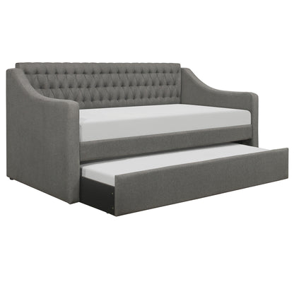 Labelle Gray Twin Daybed with Trundle - SET | 4866DG-A | 4866DG-B - Bien Home Furniture &amp; Electronics