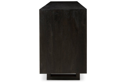 Lakenwood Black/Gray/Ivory Accent Cabinet - A4000534 - Bien Home Furniture &amp; Electronics