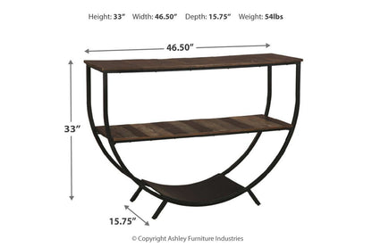 Lamoney Gray/White/Brown Sofa/Console Table - A4000234 - Bien Home Furniture &amp; Electronics