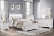 Lana White LED Upholstered Panel Bedroom Set - SET | 1556WK-1 | 1556W-3 | 1556W-5 | 1556W-6 | 1556W-4 | 1556W-9 - Bien Home Furniture & Electronics