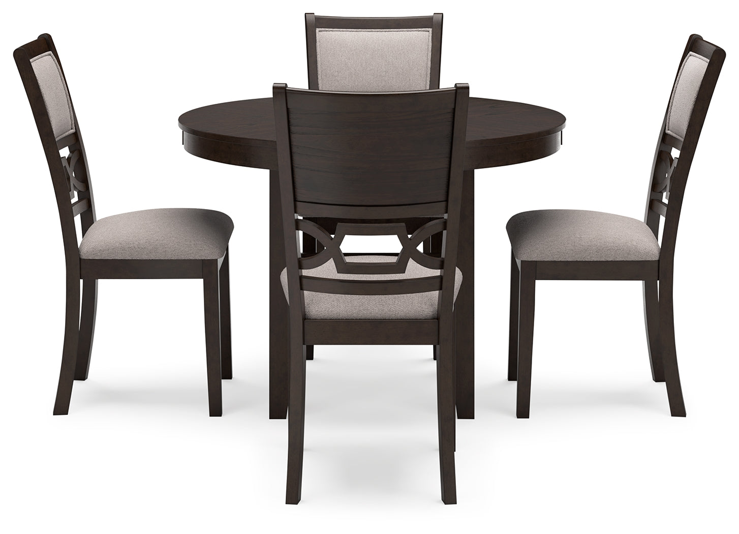 Langwest Brown Dining Table and 4 Chairs (Set of 5) - D422-225 - Bien Home Furniture &amp; Electronics