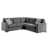 Lanning Gray Sleeper Sectional - 9311GY*SC - Bien Home Furniture & Electronics