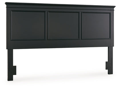 Lanolee Black King/California King Panel Headboard - B687-58 - Bien Home Furniture &amp; Electronics
