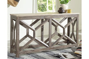 Lanzburg Antique Gray Sofa/Console Table - A4000263 - Bien Home Furniture & Electronics