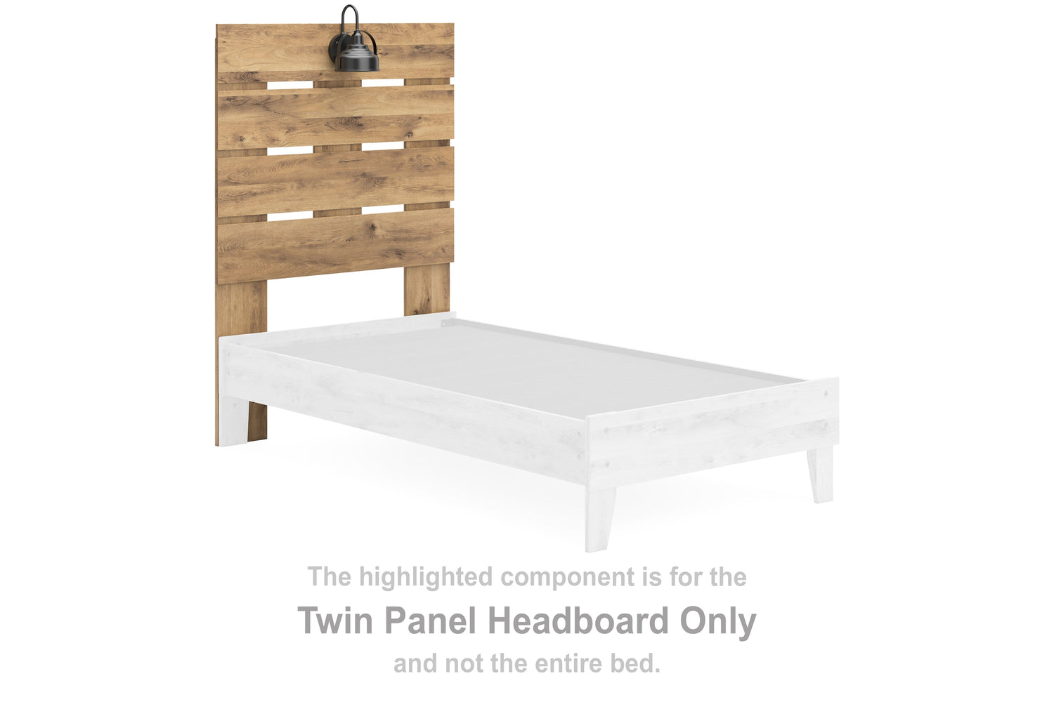 Larstin Brown Twin Panel Headboard - EB2712-255 - Bien Home Furniture &amp; Electronics