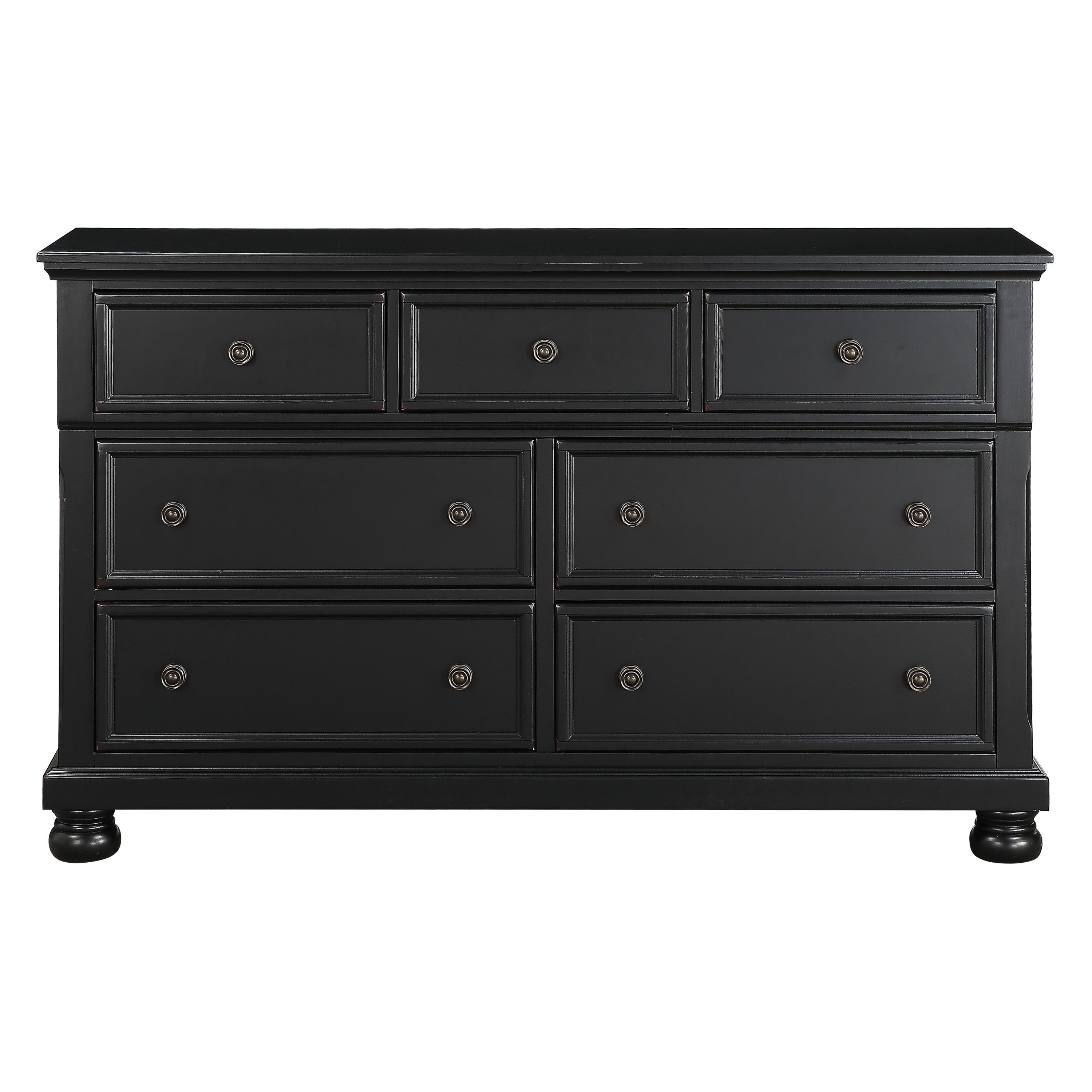 Laurelin Black Dresser - 1714BK-5 - Bien Home Furniture &amp; Electronics