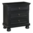 Laurelin Black Nightstand - 1714BK-4 - Bien Home Furniture & Electronics