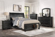 Laurelin Black Sleigh Storage Platform Bedroom Set - SET | 1714BK-3 | 1714BK-5 | 1714BK-6 | 1714BK-4 | 1714BK-9 | 1714KBK-1 | 1714KBK-2 - Bien Home Furniture & Electronics