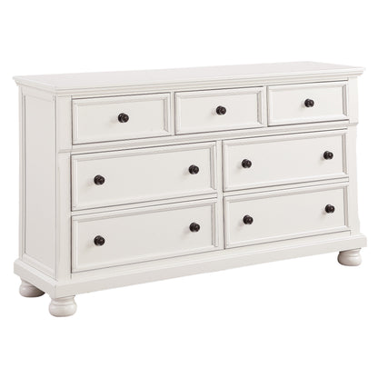 Laurelin White Dresser - 1714W-5 - Bien Home Furniture &amp; Electronics