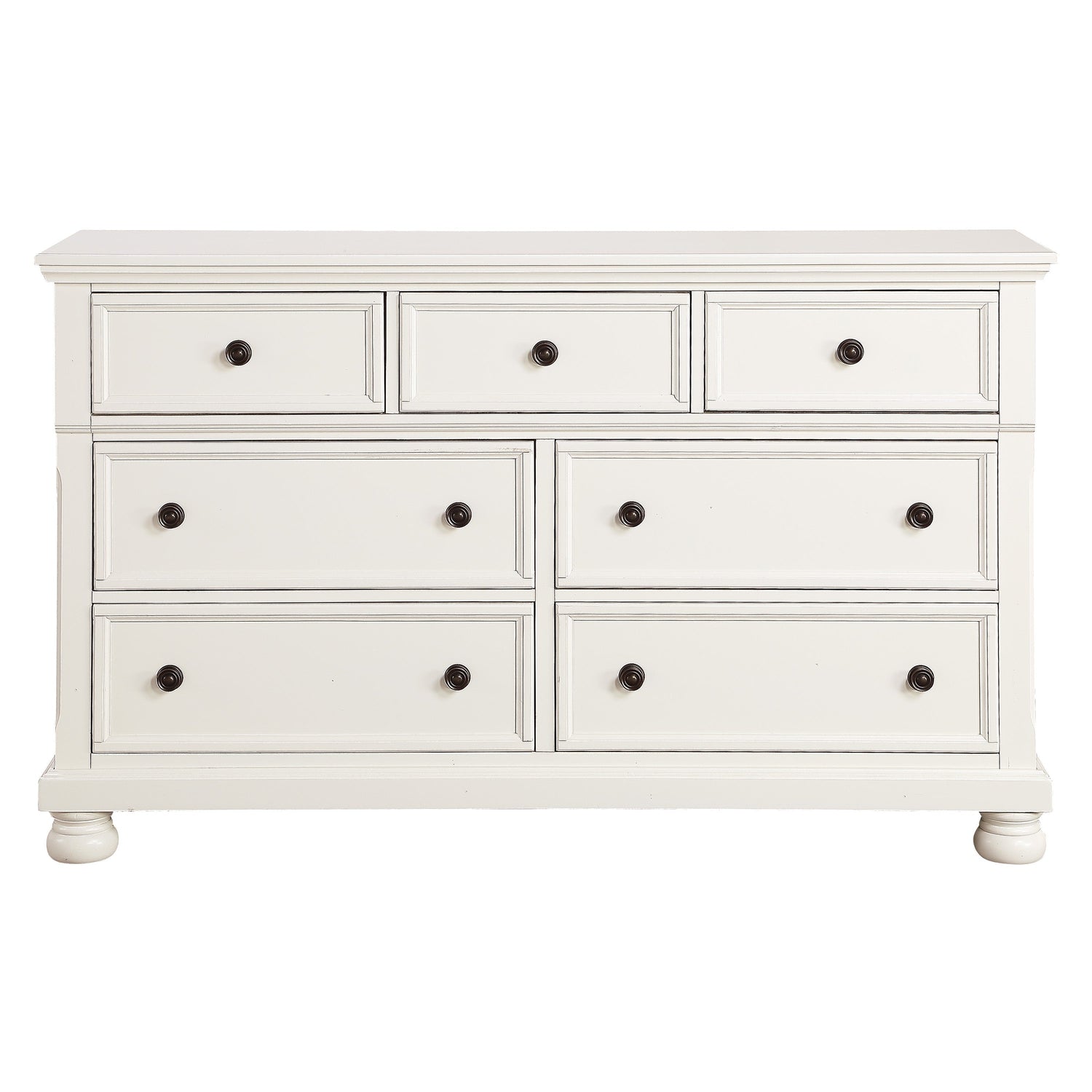 Laurelin White Dresser - 1714W-5 - Bien Home Furniture &amp; Electronics