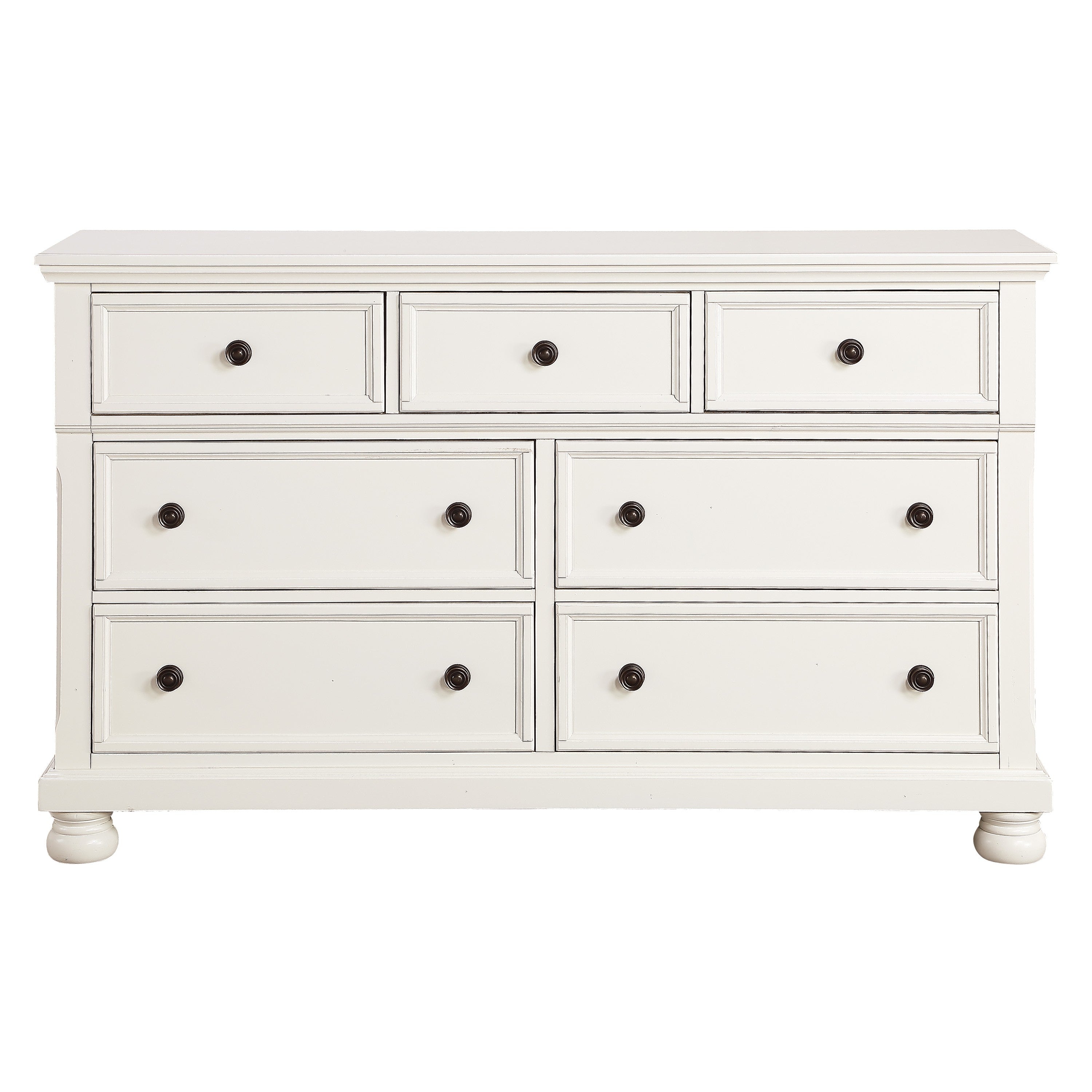 Laurelin White Dresser - 1714W-5 - Bien Home Furniture &amp; Electronics