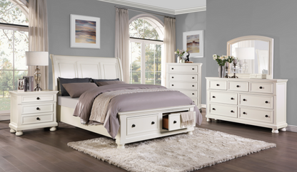 Laurelin White Mirror (Mirror Only) - 1714W-6 - Bien Home Furniture &amp; Electronics