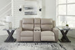 Lavenhorne Pebble Reclining Loveseat with Console - 6330794 - Bien Home Furniture & Electronics