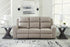 Lavenhorne Pebble Reclining Sofa with Drop Down Table - 6330789 - Bien Home Furniture & Electronics