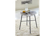Laverford Chrome/Black End Table - T836-6 - Bien Home Furniture & Electronics