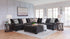 Lavernett Charcoal 3-Piece Sectional - SET | 5960366 | 5960367 | 5960377 - Bien Home Furniture & Electronics