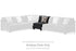 Lavernett Charcoal Armless Chair - 5960346 - Bien Home Furniture & Electronics