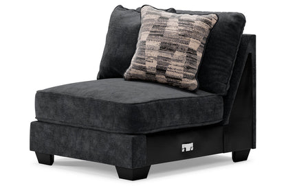 Lavernett Charcoal Armless Chair - 5960346 - Bien Home Furniture &amp; Electronics