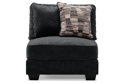 Lavernett Charcoal Armless Chair - 5960346 - Bien Home Furniture &amp; Electronics