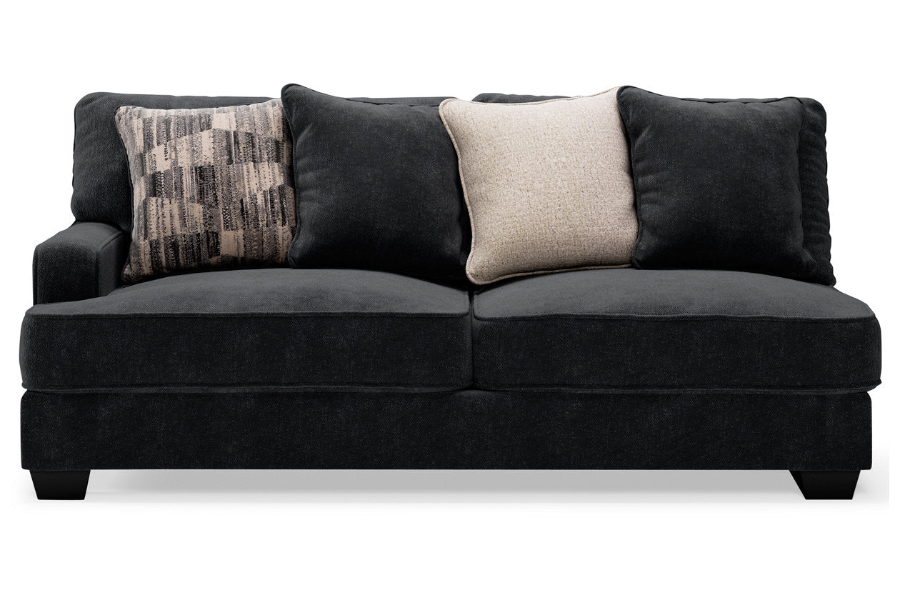 Lavernett Charcoal Left-Arm Facing Sofa - 5960366 - Bien Home Furniture &amp; Electronics