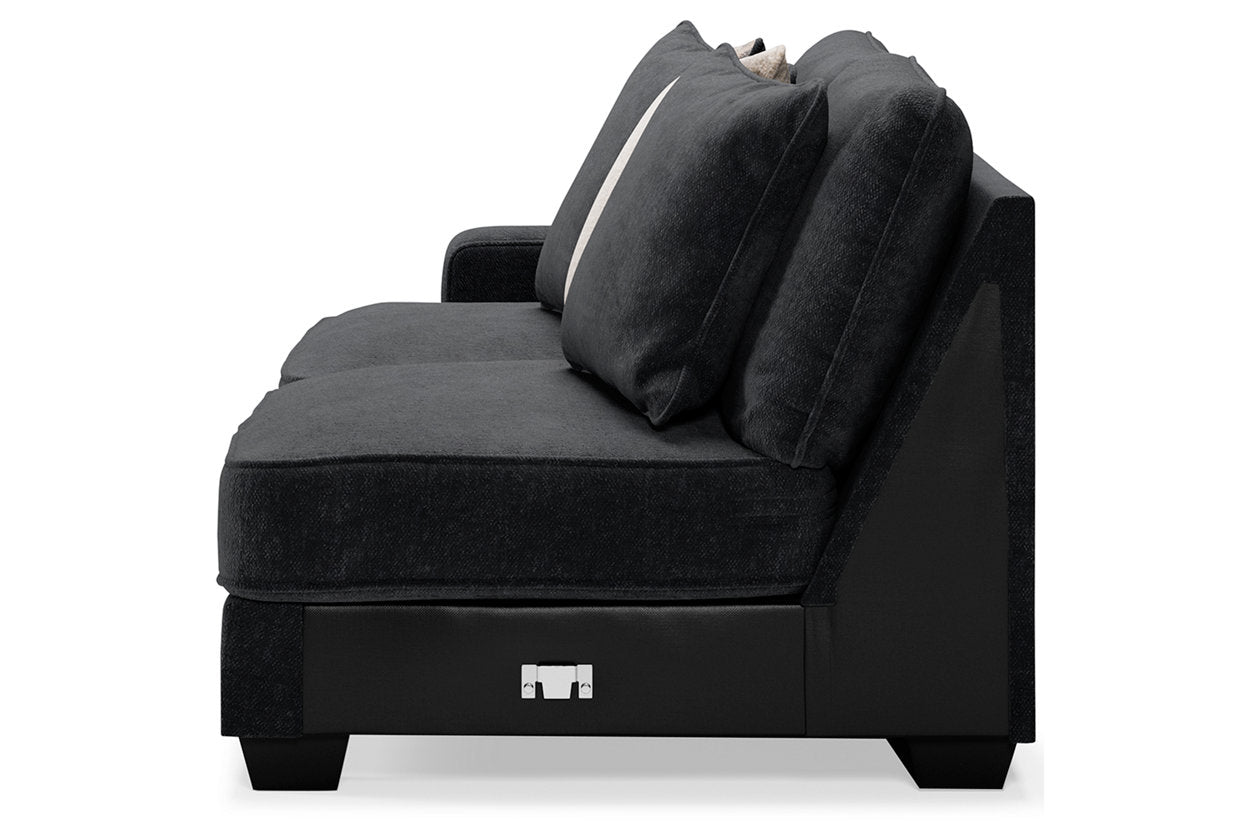 Lavernett Charcoal Left-Arm Facing Sofa - 5960366 - Bien Home Furniture &amp; Electronics