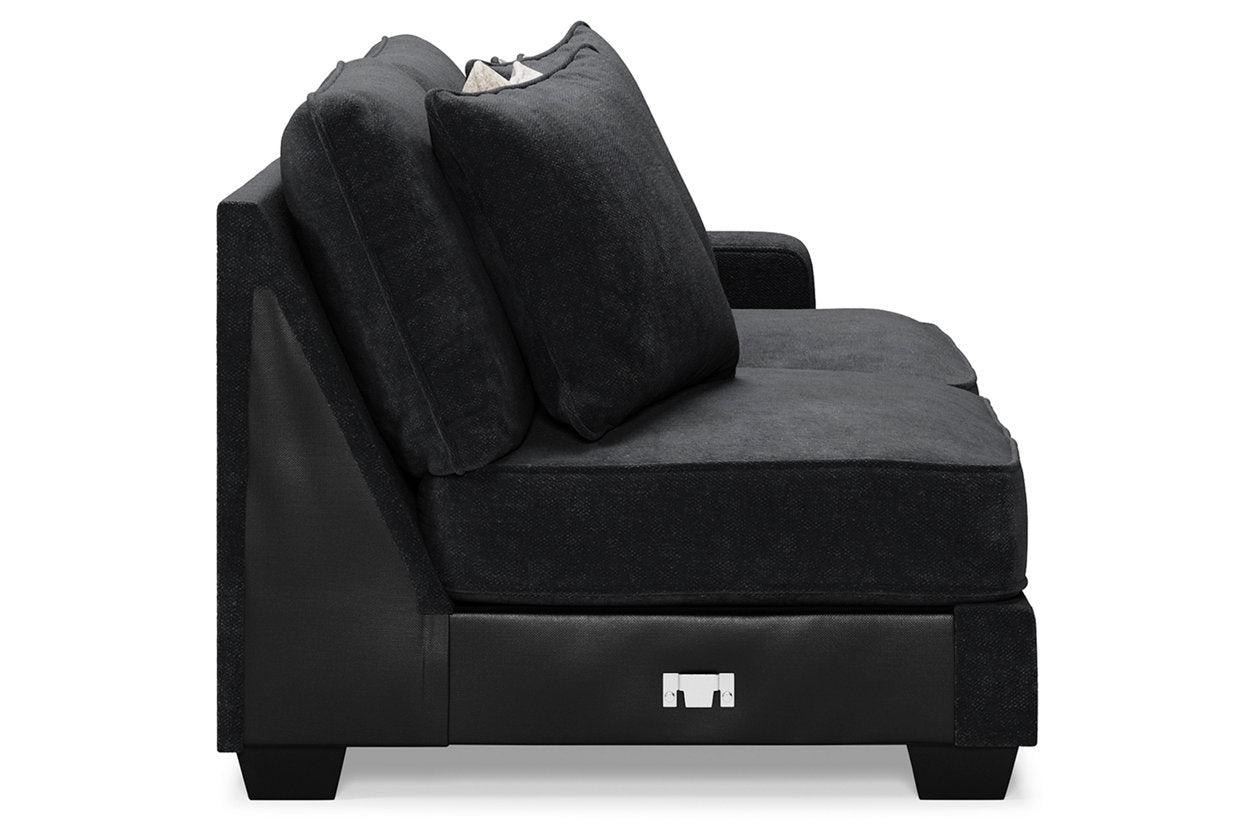 Lavernett Charcoal Right-Arm Facing Sofa - 5960367 - Bien Home Furniture &amp; Electronics