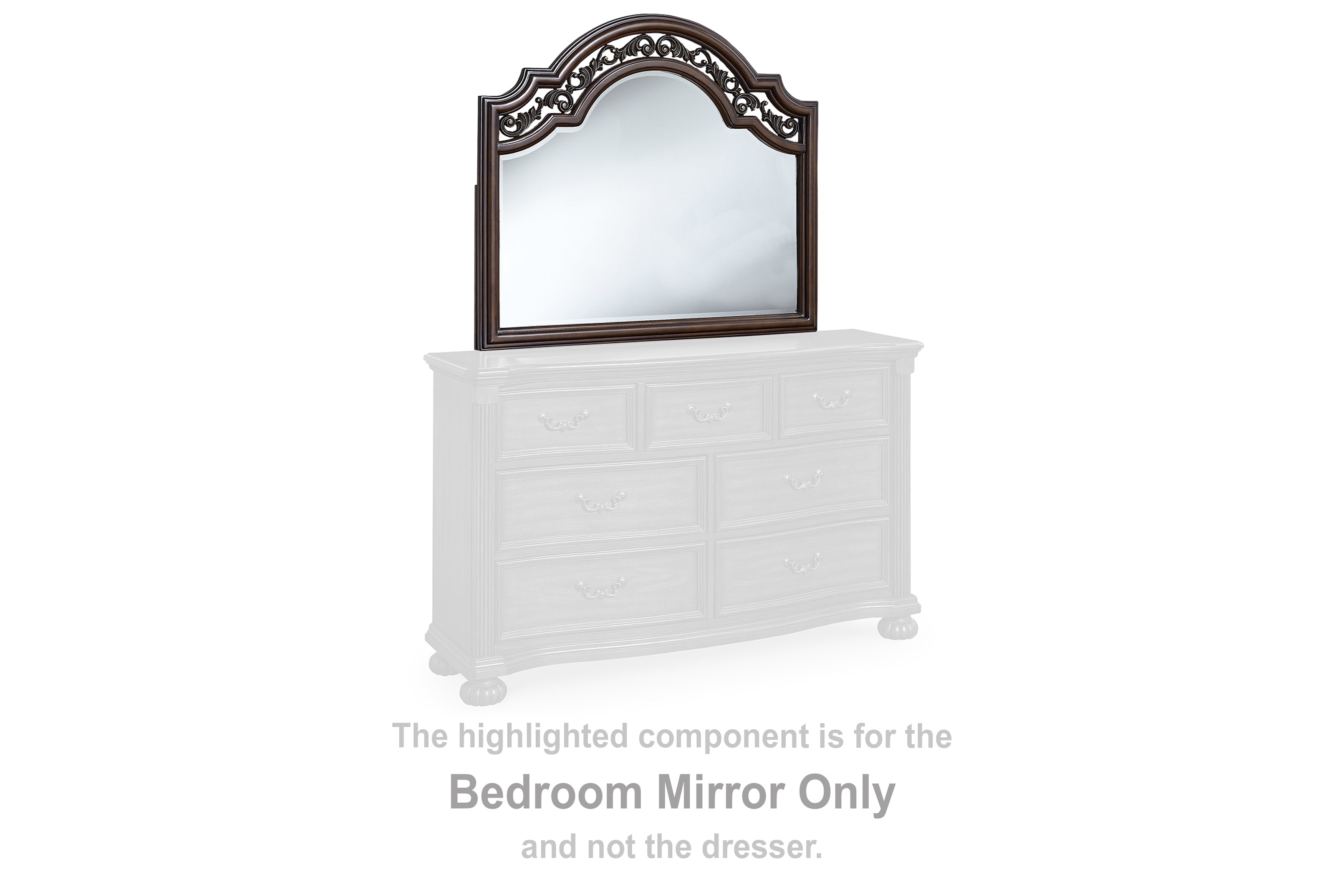 Lavinton Brown Bedroom Mirror - B764-36 - Bien Home Furniture &amp; Electronics