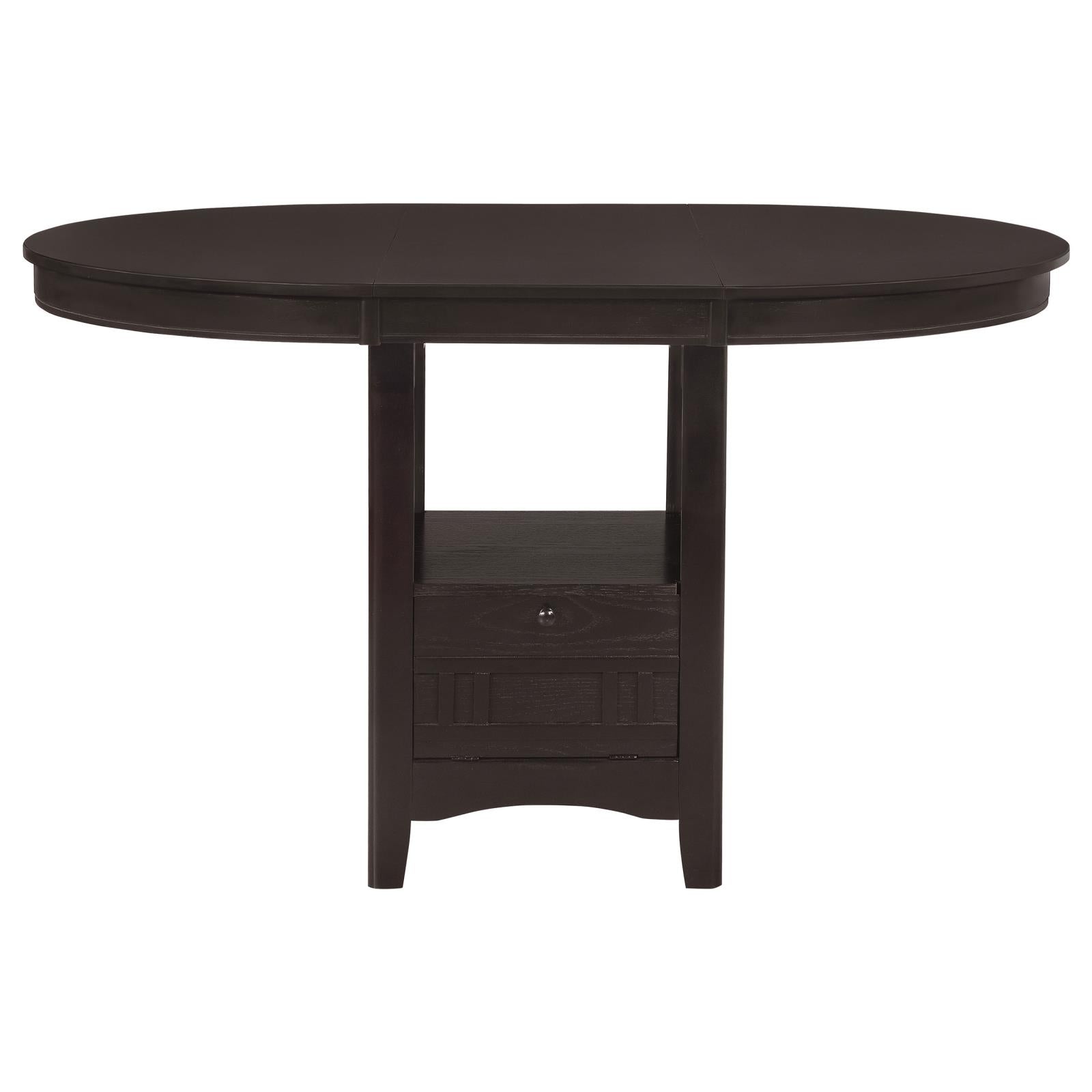 Lavon 5-Piece Counter Height Dining Room Set Espresso/Black - 102888-S5 - Bien Home Furniture &amp; Electronics