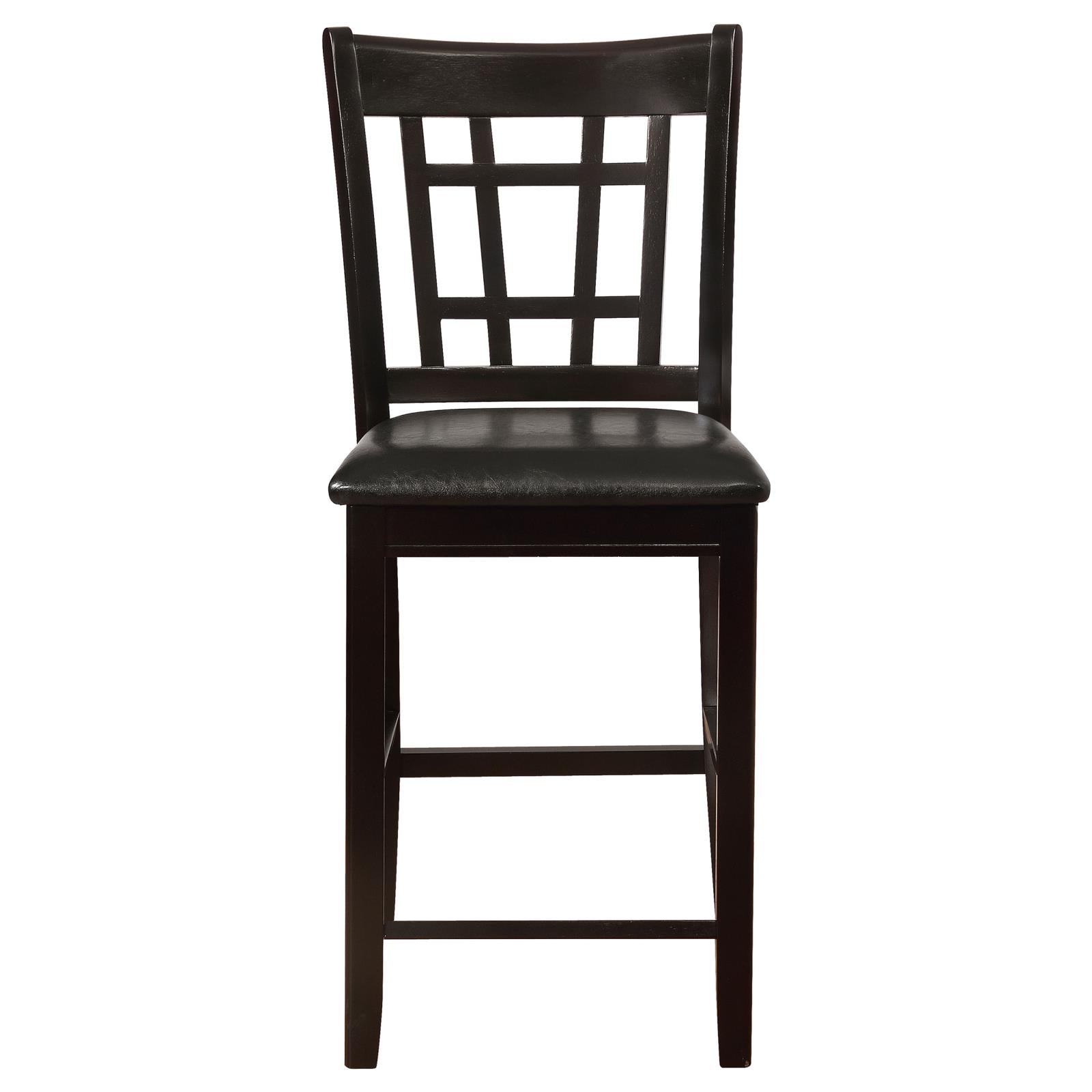 Lavon 5-Piece Counter Height Dining Room Set Espresso/Black - 102888-S5 - Bien Home Furniture &amp; Electronics