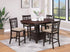 Lavon 5-Piece Counter Height Dining Room Set Light Chestnut/Espresso - 105278-S5 - Bien Home Furniture & Electronics