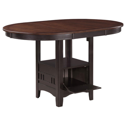 Lavon 5-Piece Counter Height Dining Room Set Light Chestnut/Espresso - 105278-S5 - Bien Home Furniture &amp; Electronics