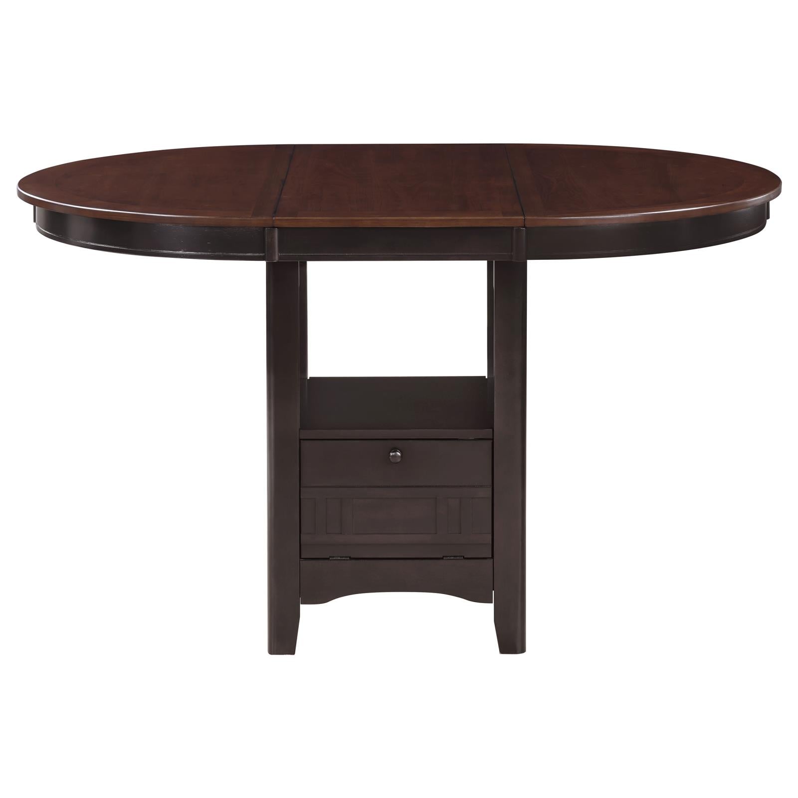 Lavon 5-Piece Counter Height Dining Room Set Light Chestnut/Espresso - 105278-S5 - Bien Home Furniture &amp; Electronics