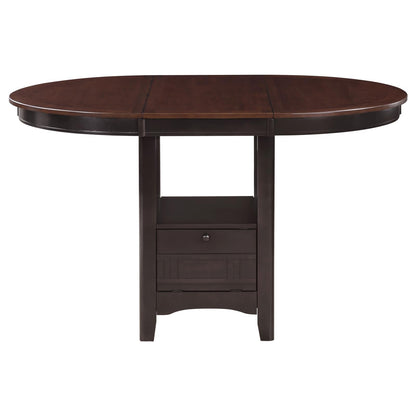 Lavon 5-Piece Counter Height Dining Room Set Light Chestnut/Espresso - 105278-S5 - Bien Home Furniture &amp; Electronics