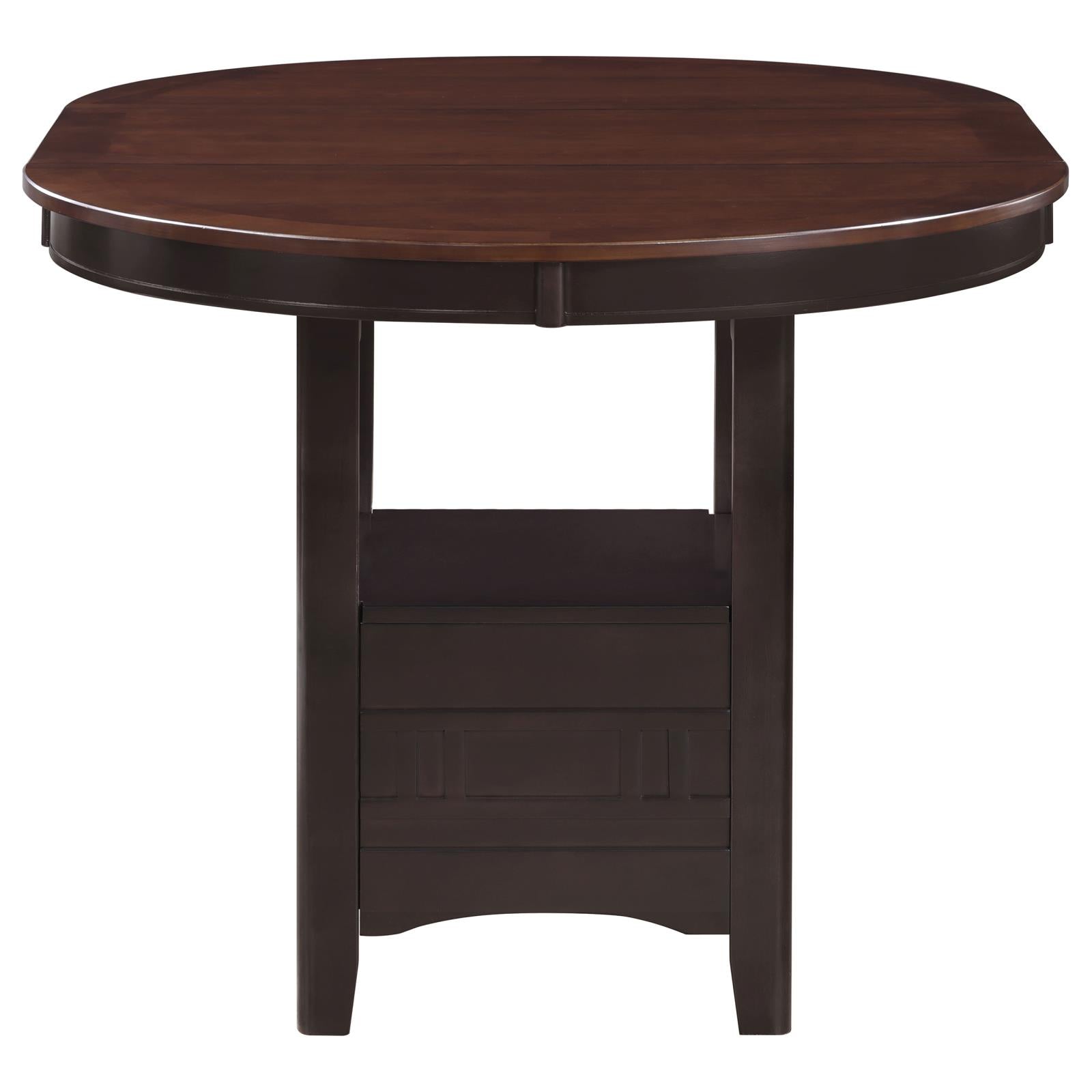 Lavon 5-Piece Counter Height Dining Room Set Light Chestnut/Espresso - 105278-S5 - Bien Home Furniture &amp; Electronics