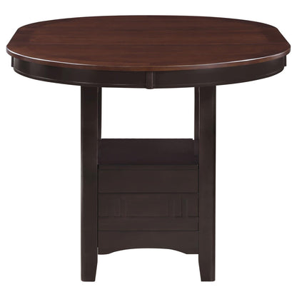 Lavon 5-Piece Counter Height Dining Room Set Light Chestnut/Espresso - 105278-S5 - Bien Home Furniture &amp; Electronics