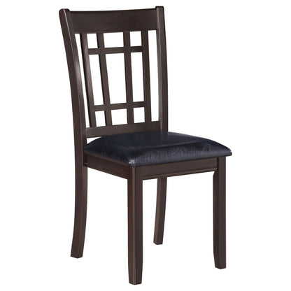 Lavon 5-Piece Dining Room Set Espresso/Black - 102671-S5 - Bien Home Furniture &amp; Electronics