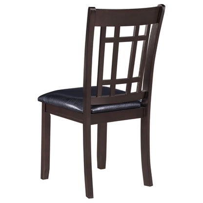Lavon 5-Piece Dining Room Set Espresso/Black - 102671-S5 - Bien Home Furniture &amp; Electronics