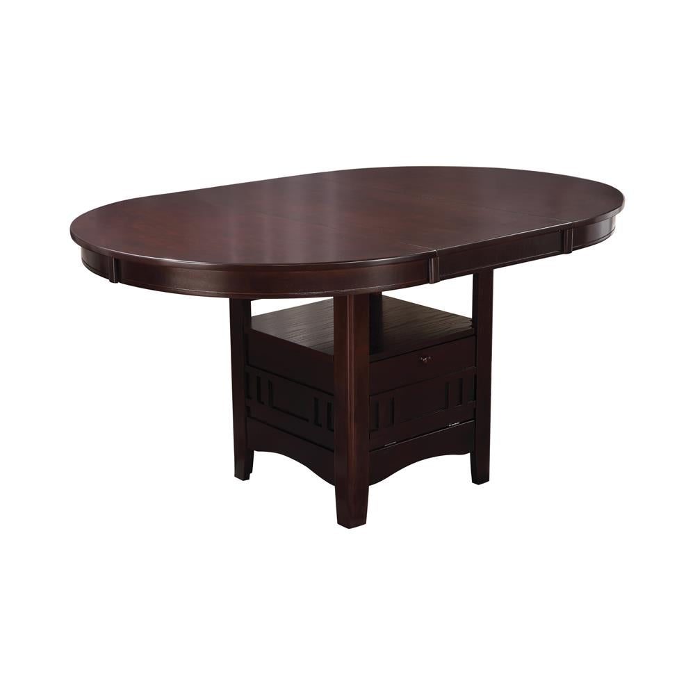 Lavon Espresso Dining Table with Storage - 102671 - Bien Home Furniture & Electronics
