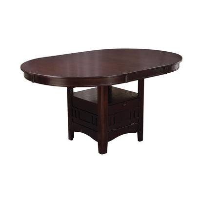 Lavon Espresso Dining Table with Storage - 102671 - Bien Home Furniture &amp; Electronics