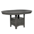 Lavon Medium Gray Dining Table with Storage - 108211 - Bien Home Furniture & Electronics